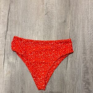 SHEIN red flower bikini Bottoms